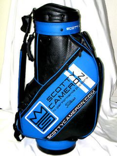 Scotty Cameron Staff golf cart Bag 1 of 100 Titleist Rare Grabber BLUE 