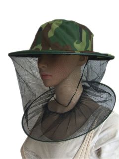 Camouflage Field Jungle Mesh Face Mask Cap Mosquito Bee Bug Insect 