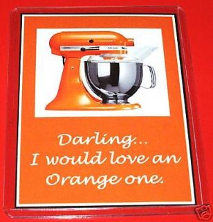 Tangerine Orange KitchenAid Kitchen Aid Fridge Magnet