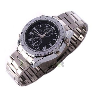 Hot 4GB Fashion High quality Waterproof Watch With Camera Silver Video 