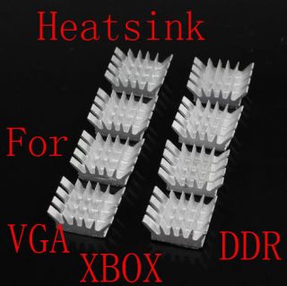 800PCS Aluminum PC VGA Card Xbox360 PS DDR RAM Memory Heat Sink 
