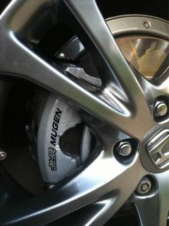 Brake decal sticker to fit Honda Mugen brake calipers