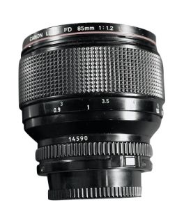 Canon FD 85mm f 1.2 L 85 mm f 1.2L FD Lens