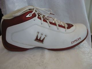 DADA Baller Supreme Mens Shoes Sport Basketball White Red Rare Comfort 