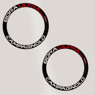   BORA ULTRA 2 TWO MATTE BLACK DECALS STICKERS FOR CARBON WHEELS