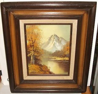 CANTRELL ORIGINAL OIL ON CANVAS RIVER LANDSCAPE SMALL PAINTING