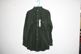 New Mens MOOSE CREEK Long Sleeve Button Up 2 Pocket Soft Shirt Sz M 