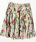   Size 2 100% Cotton Rose Print Skirt (Carol Anderson by Invitation