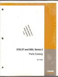 Case 570LXT & 580L Series 2 Loader Backhoe Parts Manual
