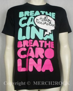 Authentic BREATHE CAROLINA Hello Bubble Logo T Shirt S M L XL 2XL NEW