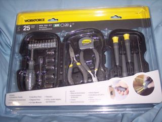 Tools WorkForce Mini Tool Set MM 1/4 Drive with case