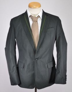 Authentic Just Cavalli Dark Green Slim Fit Suit US 40 EU 50