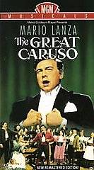 The Great Caruso VHS, 1993, REMASTERED