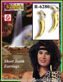 adult costume Short Tooth Earrings Adult Accessory