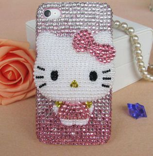   Kitty Bling Flatback DIY Cell Phone iPhone 4 4s 5 5g Case Deco Den Kit