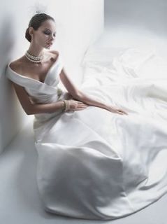   10 IVORY WEDDING DRESS OLEG CASSINI 50%OFF PRICE, GREAT WINTER GOWN