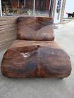 Double Brindle Cowhide Western Chaise Lounge