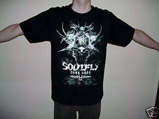Soulfly Dark Ages great Metal T Shirt Size L new