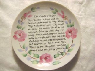 THE LORDS PRAYER  **CERAMIC COLLECTOR PLATE 