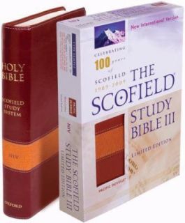 Scofield Study Bible III NIV, Centennial Edition 2008, Hardcover 