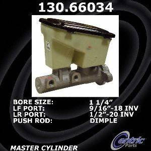 Centric Parts 130.66034 New Master Cylinder (Fits 2001 Chevrolet 