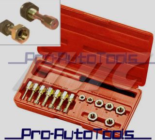 15pcs Rethreader Thread Chaser Tool Tap And Die Set