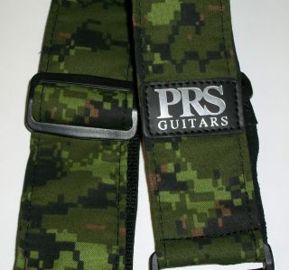   Reed Smith PRS Green Camo Camouflage Nylon Guitar Strap New Acc 3123