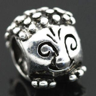 Small hedgehog Sterling Silver European Charm Bead for Bracelet/Neckl 