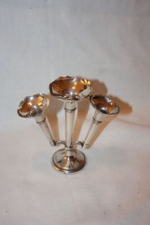 vintage solid silver epergne chester 1908