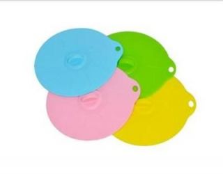 pcs Universal Fit Silicone leak proof Suction Lid Cup Mug Cover Free 