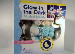 Glow in the Dark Musical Mobile crib/wall mount ~ NEW~ colorful bears 