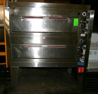 Hobart 2 Deck Electric Baking Roast Pizza Oven with Stones HCN50