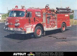1970 American LaFrance Fire Truck Photo Longview WA