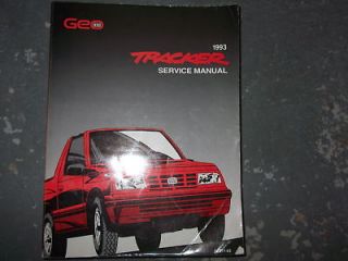 1994 Chevrolet Chevy Geo Tracker Service Shop Repair Manual FACTORY 