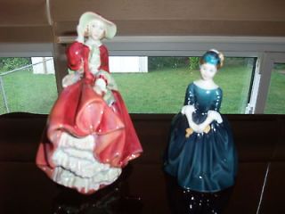   FIGURINES HN 1834 TOP O THE HILL, AND HN 2341 CHERIE 2 FIGURINES