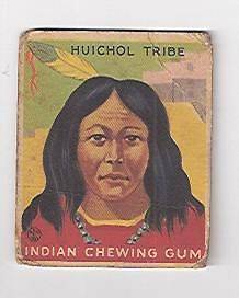 Old Goudey Indian Chewing Gum Trading Card #82 Huichol Tribe Goudey 