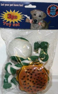hamburger dog toy in Toys & Chews