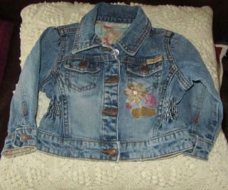   Girls Jean Jacket and The Childrens Place Pants Size 12 Months Cute