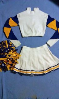 Cheerleader Uniform Outfit Christmas Costume Cheer Kids Youth Green 