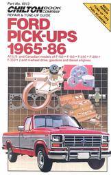 Chiltons Ford Pickups, 1965 86 1986, Paperback
