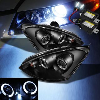   Focus Halo LED Projector Headlights Head Lights Set (Fits Ford Focus