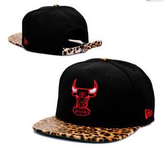 Big sale！NEW NWT Vintage Chicago Bulls Leopard Snapback Cap&Hat 