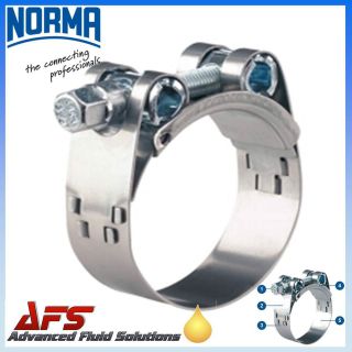 W2 NORMA Stainless Steel Heavy Duty Hose Clip Exhaust Pipe Turbo 