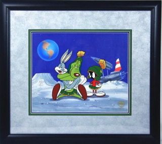 Warner Bros.CEL Hares Best Friend Marvin Martian & Bugs Bunny *RARE 