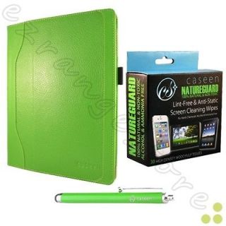   Case Cover + Stylus+ Cleaning Wipes for Apple iPad 4 4th Generation