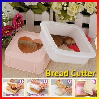   Hearted Shape Sandwich Bread Toast Maker Mold Mould Cutter DIY Tool