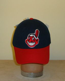 Cleveland Indians Blue & Red Two Tone Baseball Hat, MLB, Adult One 