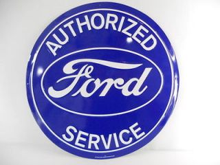 Ford Service XL 24 Garage Shop Sign Parts Dealer Muscle Car Classic 