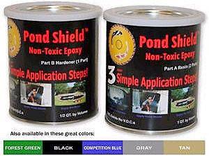   ARMOUR POND SHEILD NON TOXIC EPOXY POND LINER & POND SEALER IN CLEAR