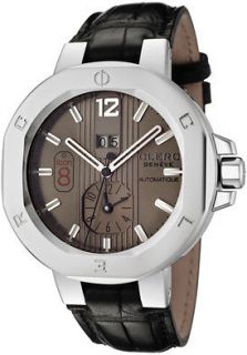 Clerc Watch I8DTA12 BRNZ20 Mens Icon 8 Automatic Bronze Textured Dial 